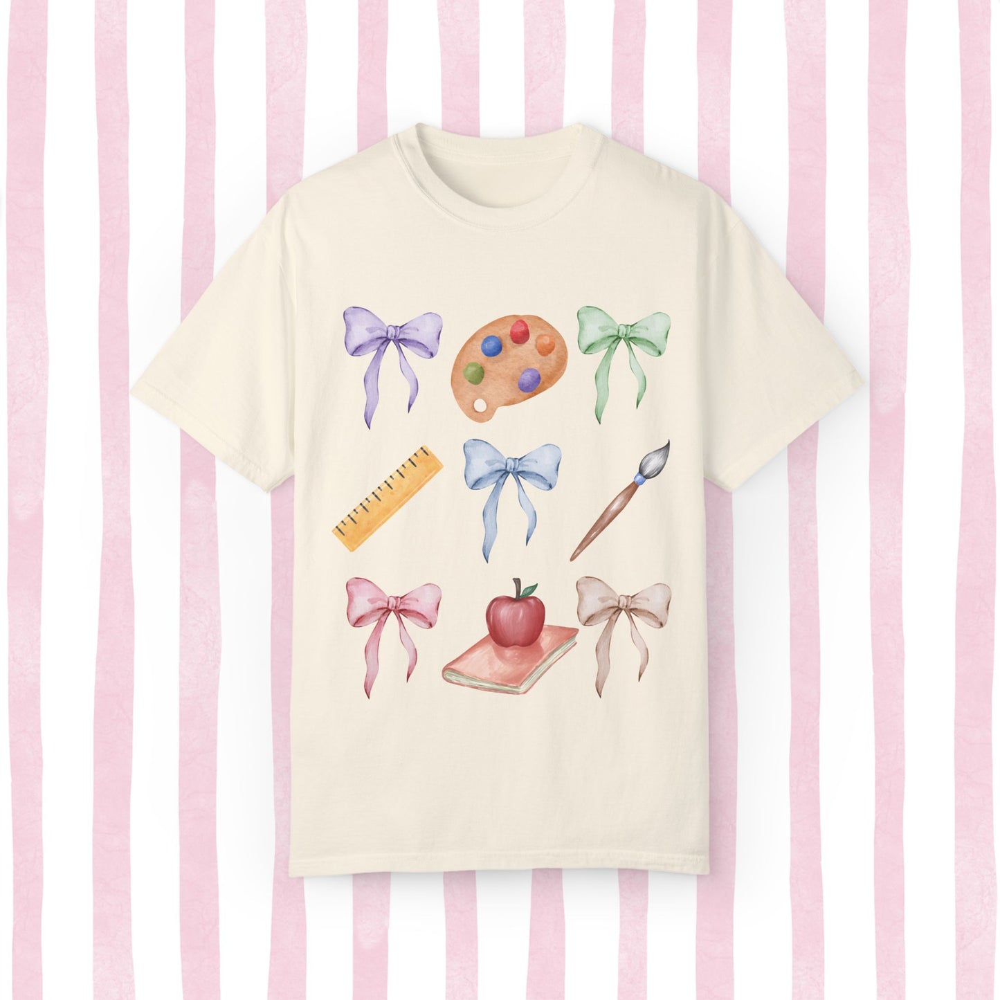 preppy art teacher era tee