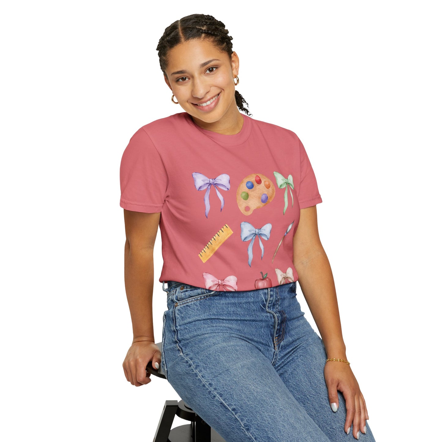 preppy art teacher era tee