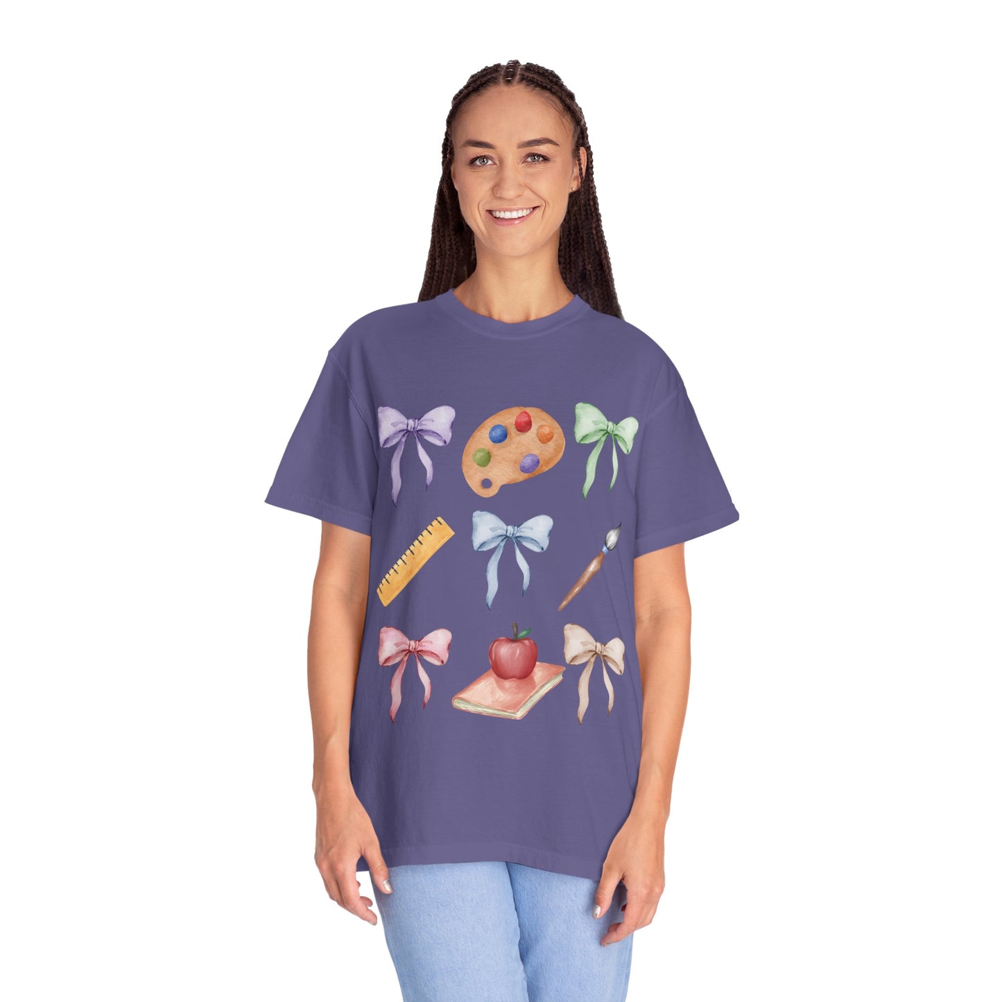 preppy art teacher era tee