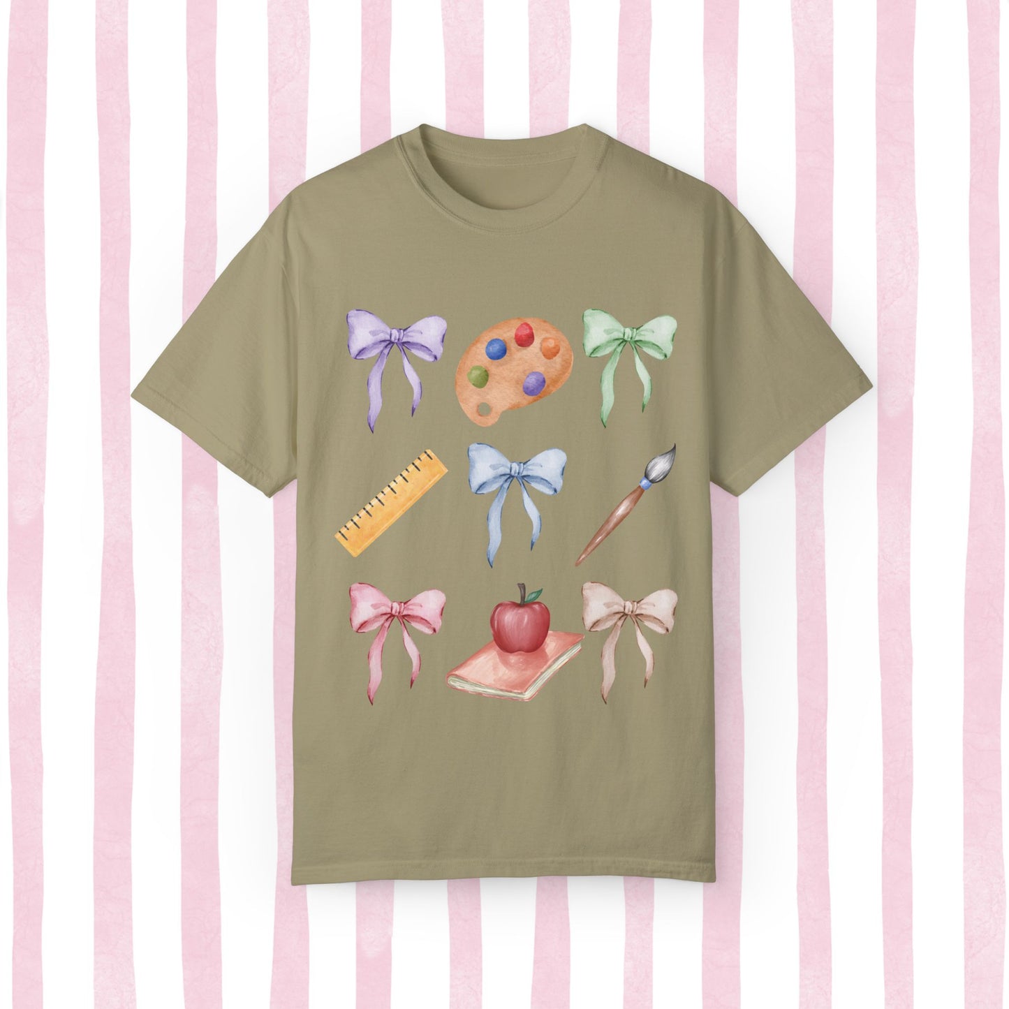 preppy art teacher era tee