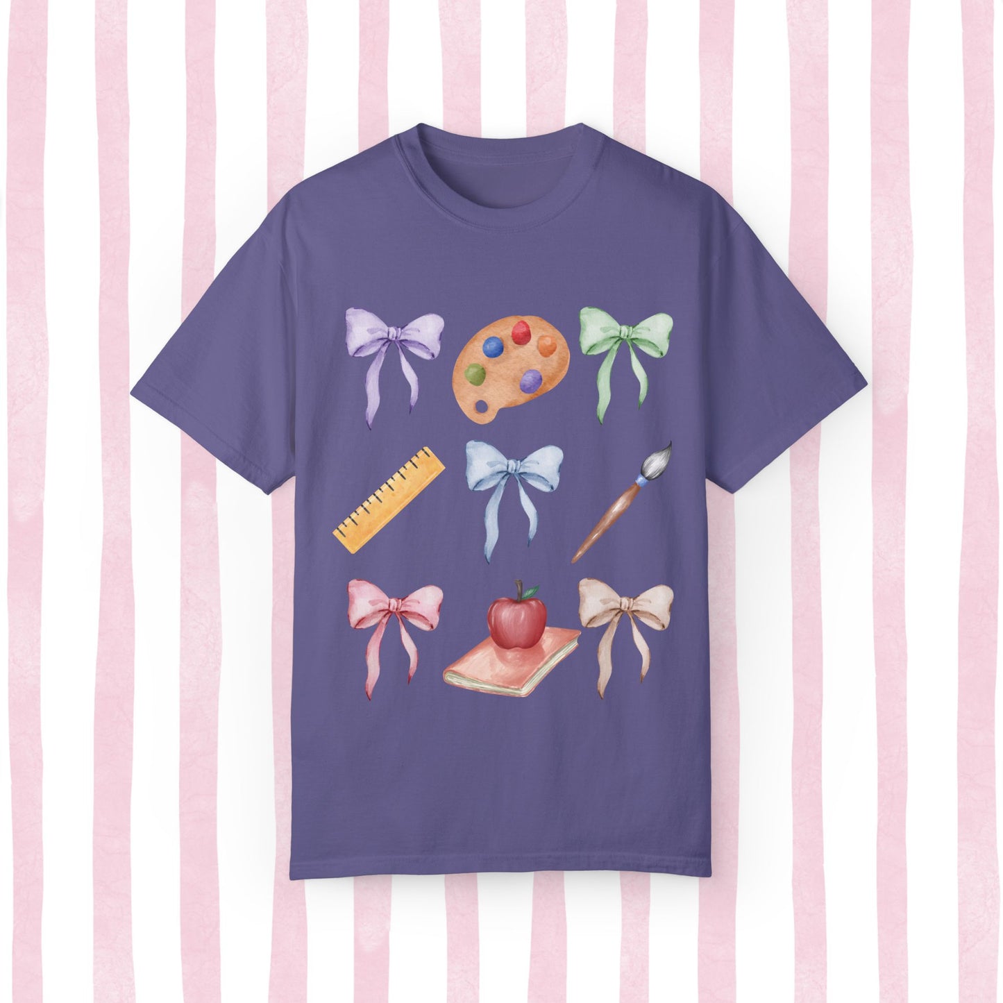 preppy art teacher era tee