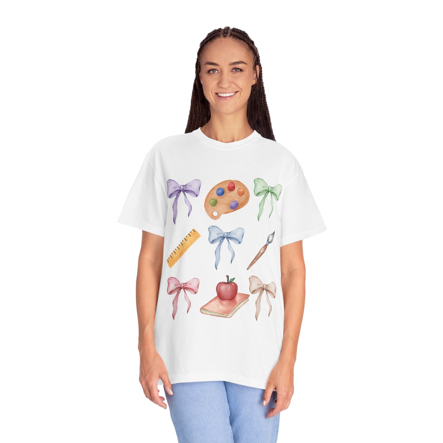 preppy art teacher era tee
