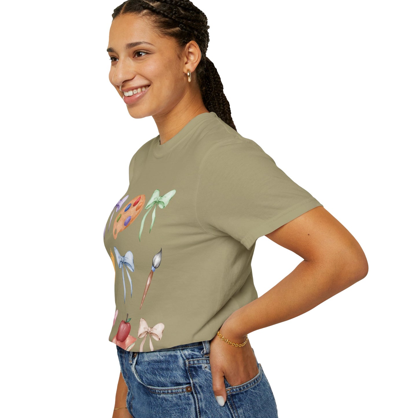 preppy art teacher era tee