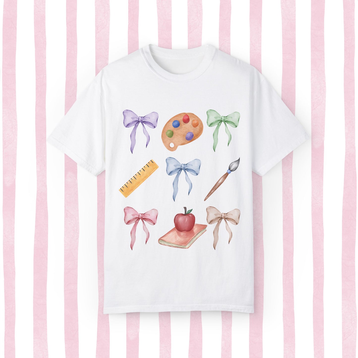 preppy art teacher era tee